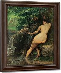 The Source Or Bather At The Source By Jean Desire Gustave Courbet Fine Art Print