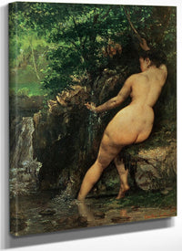 The Source Or Bather At The Source By Jean Desire Gustave Courbet Fine Art Print