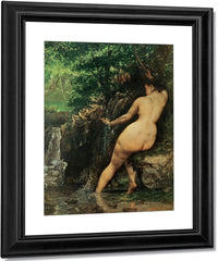 The Source Or Bather At The Source By Jean Desire Gustave Courbet Fine Art Print