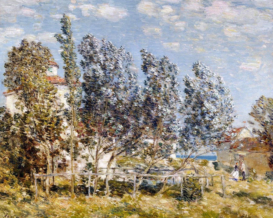 The Southwest Wind By Childe Hassam Fine Art Print