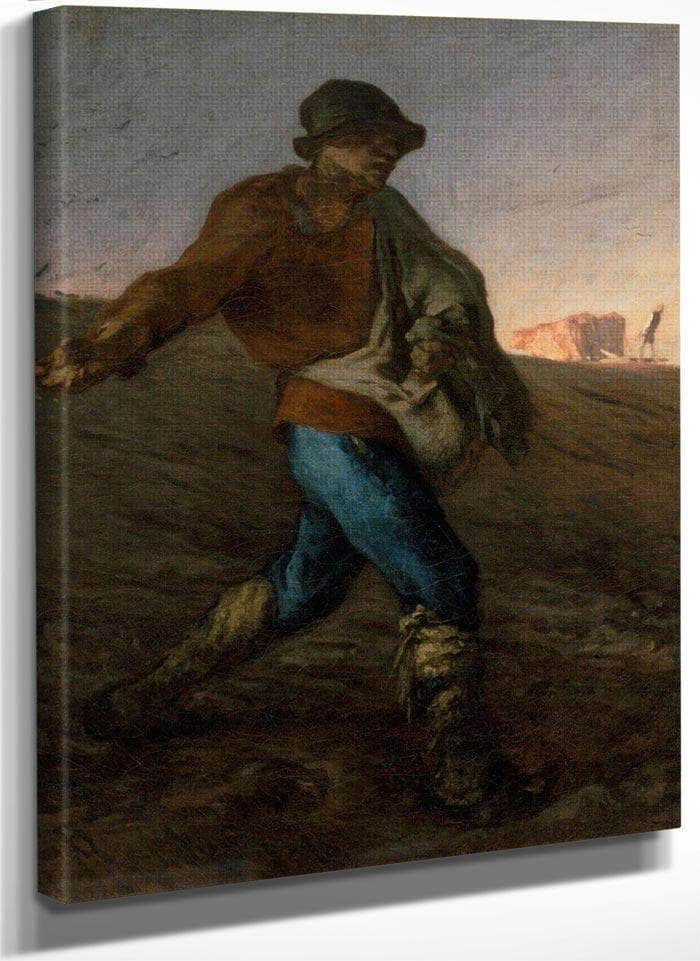 The Sower By Jean Francois Millet Fine Art Print