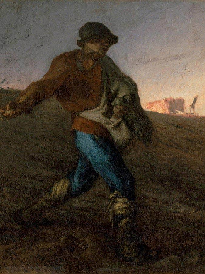 The Sower By Jean Francois Millet Fine Art Print