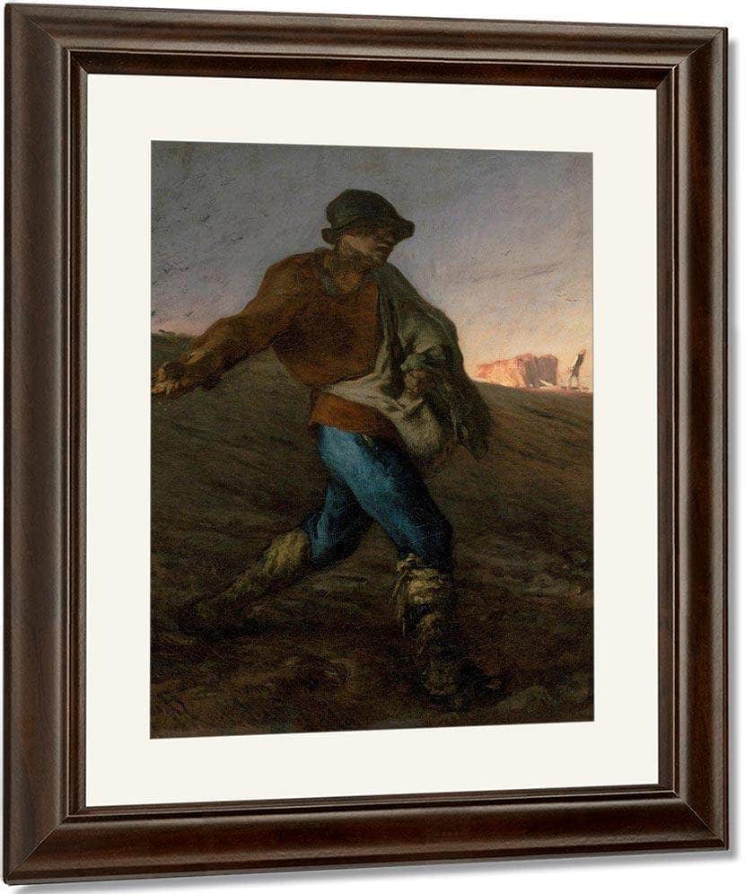 The Sower By Jean Francois Millet Fine Art Print