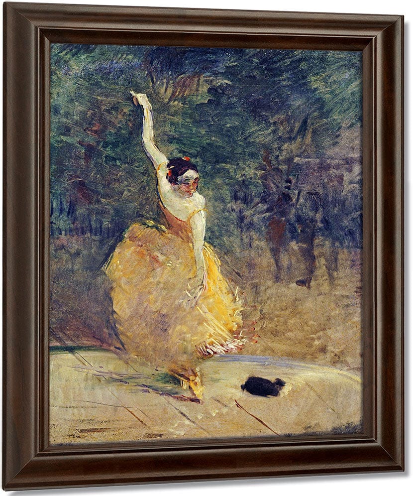 The Spanish Dancer By Henri Marie Raymond De Toulouse Lautrec Monfa Fine Art Print