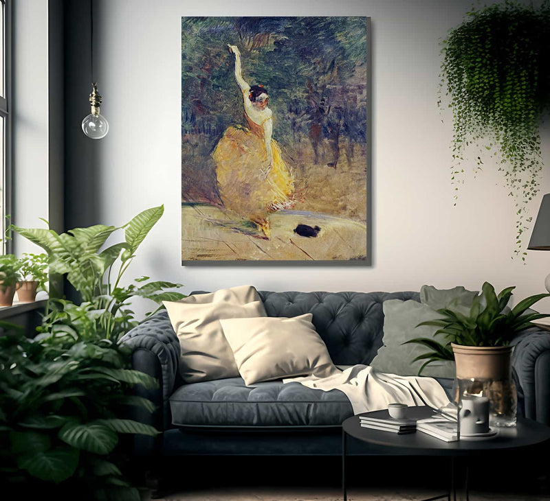 The Spanish Dancer By Henri Marie Raymond De Toulouse Lautrec Monfa Fine Art Print