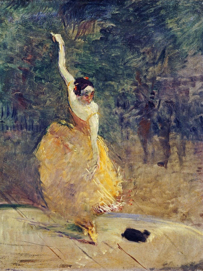 The Spanish Dancer By Henri Marie Raymond De Toulouse Lautrec Monfa Fine Art Print