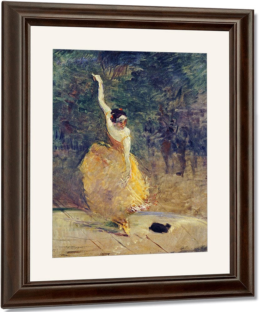 The Spanish Dancer By Henri Marie Raymond De Toulouse Lautrec Monfa Fine Art Print