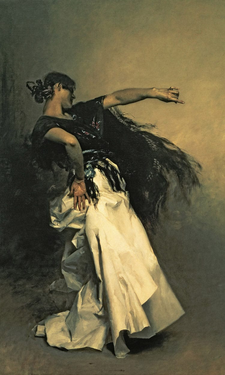 The Spanish Dancer, Study For 'El Jaleo' By John Singer Sargent Fine Art Print