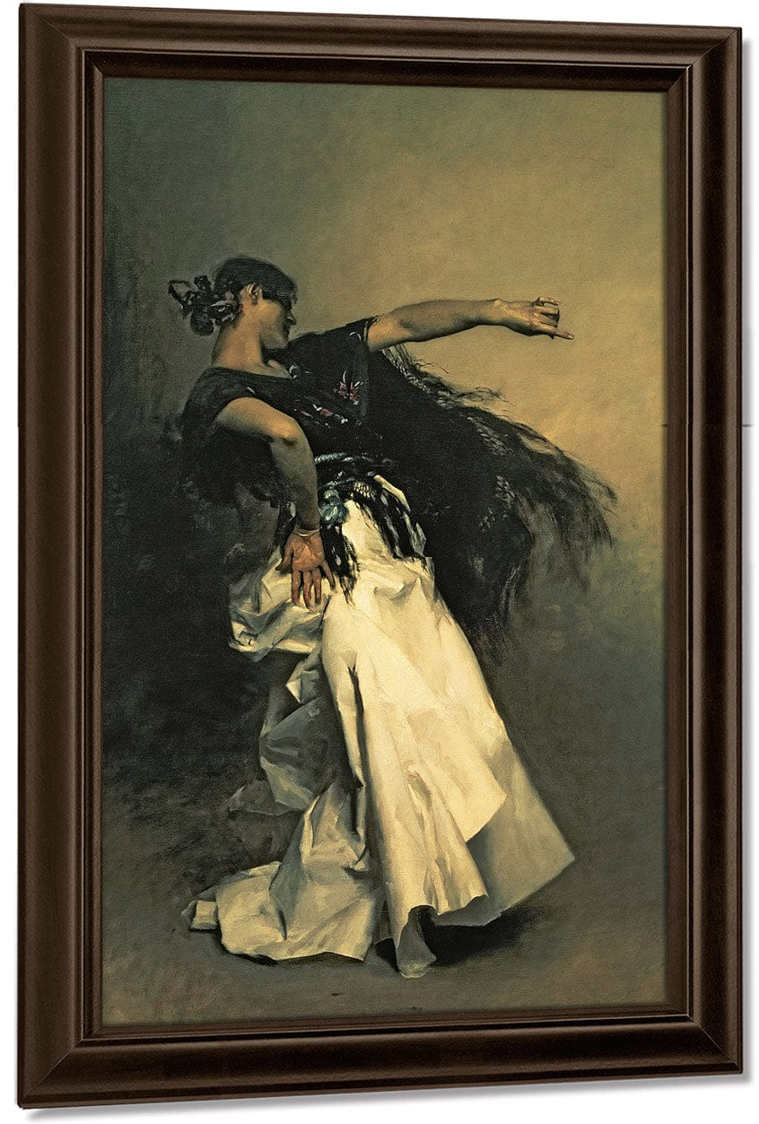 The Spanish Dancer, Study For 'El Jaleo' By John Singer Sargent Fine Art Print