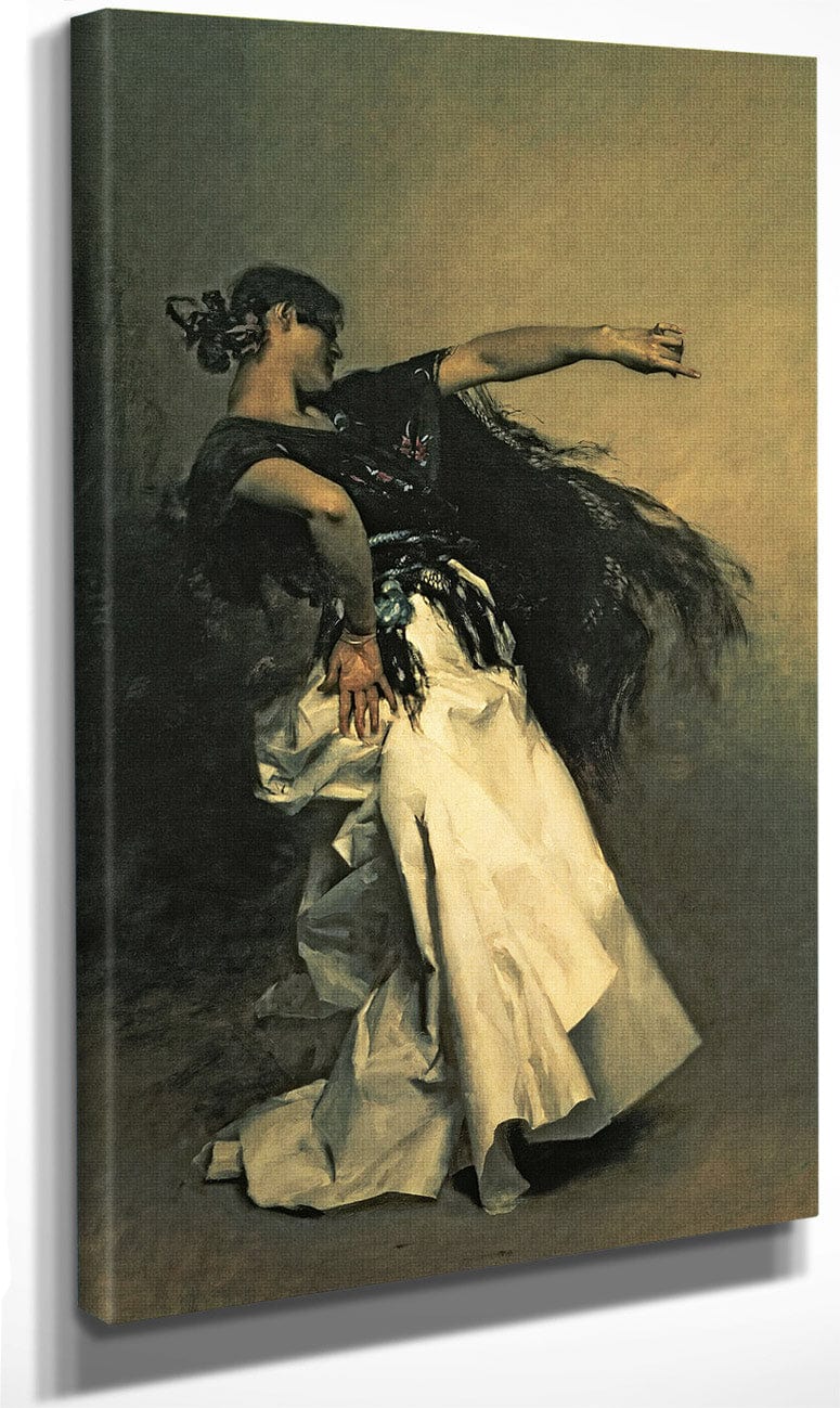 The Spanish Dancer, Study For 'El Jaleo' By John Singer Sargent Fine Art Print