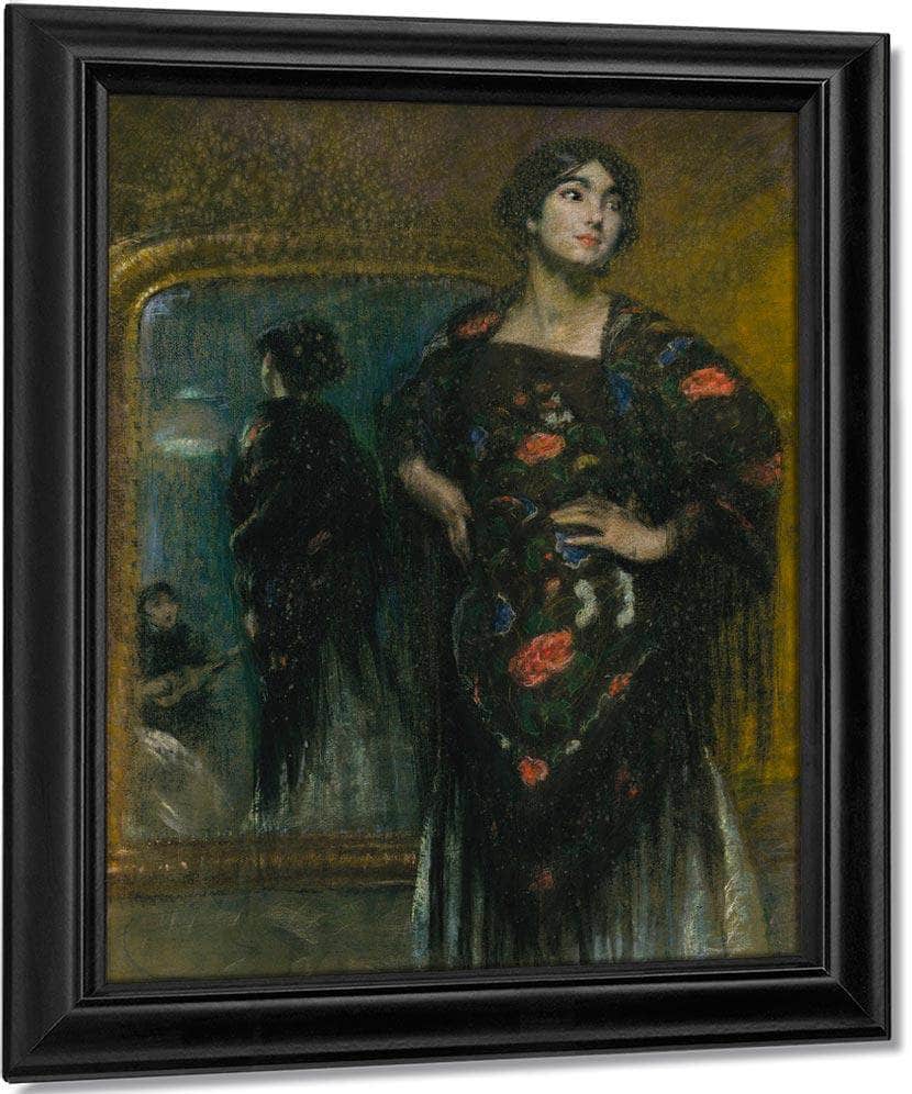 The Spanish Shawl By Alice Pike Barney Fine Art Print