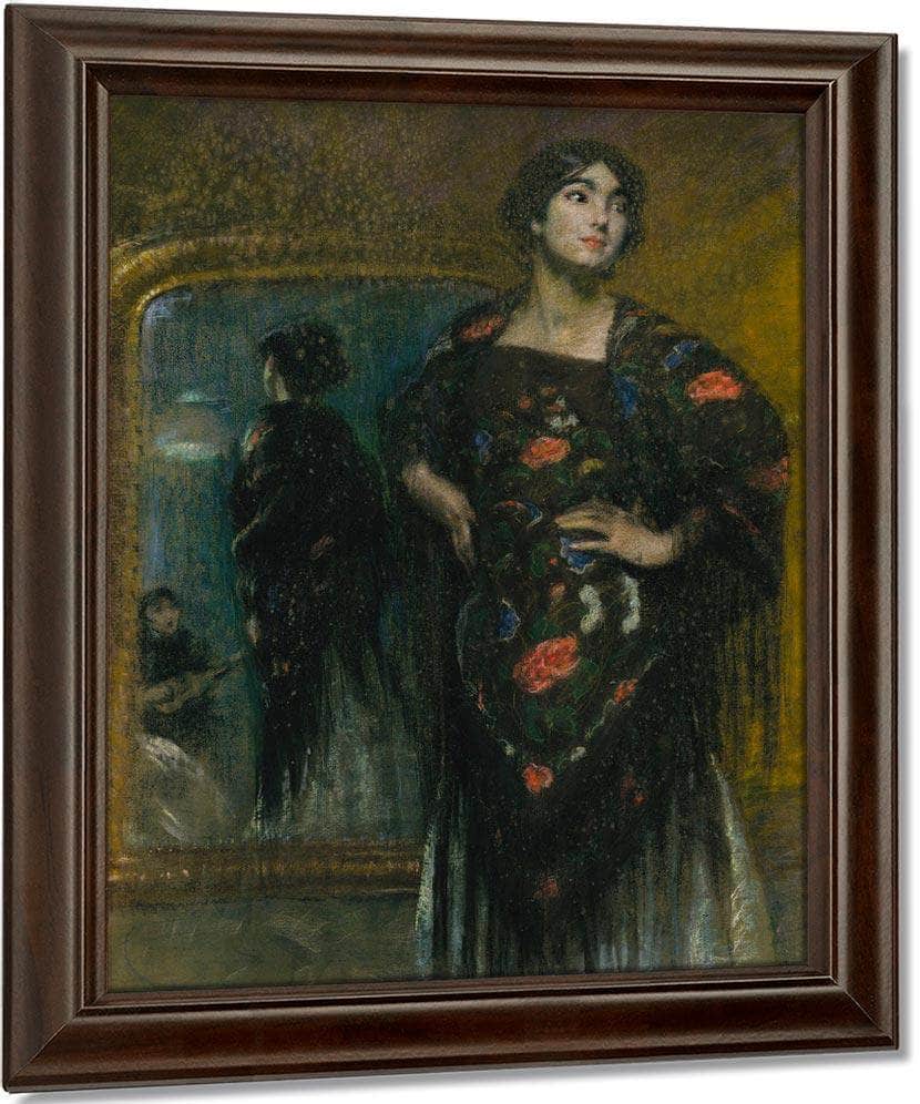 The Spanish Shawl By Alice Pike Barney Fine Art Print