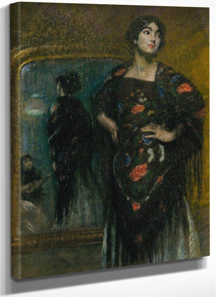 The Spanish Shawl By Alice Pike Barney Fine Art Print