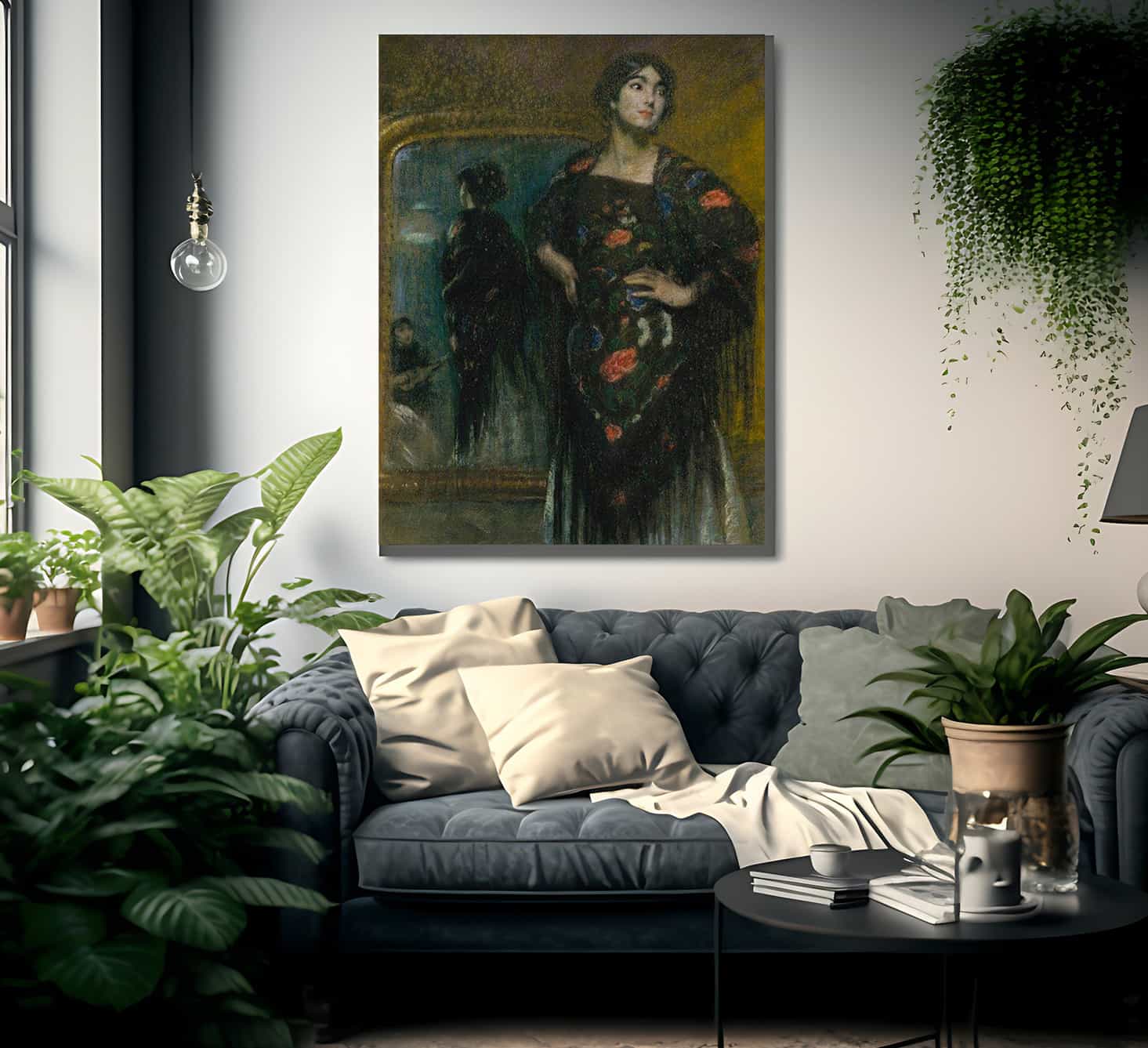 The Spanish Shawl By Alice Pike Barney Fine Art Print