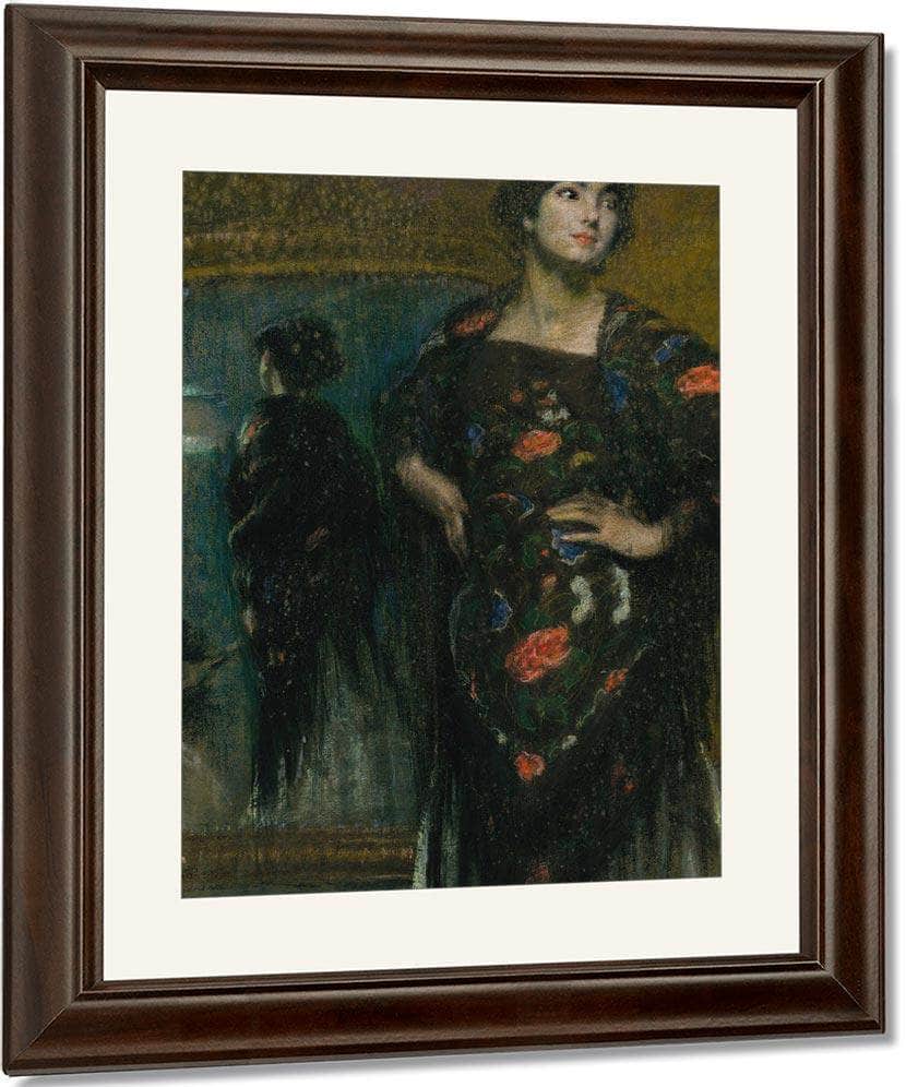 The Spanish Shawl By Alice Pike Barney Fine Art Print