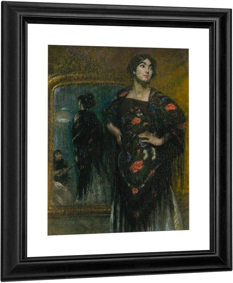 The Spanish Shawl By Alice Pike Barney Fine Art Print