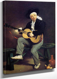 The Spanish Singer 1860 Oil On Canvas 14730X11430Mm Metropolitan Museum Of Art By Edouard Manet Fine Art Print