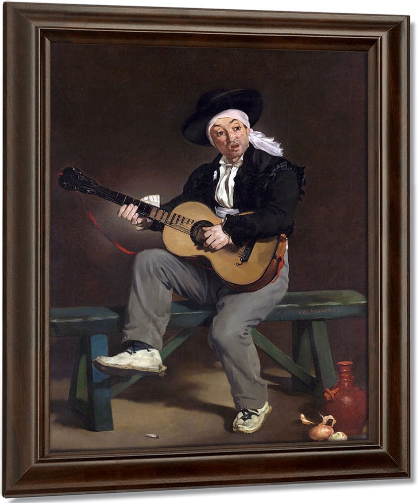The Spanish Singer By Edouard Manet Fine Art Print