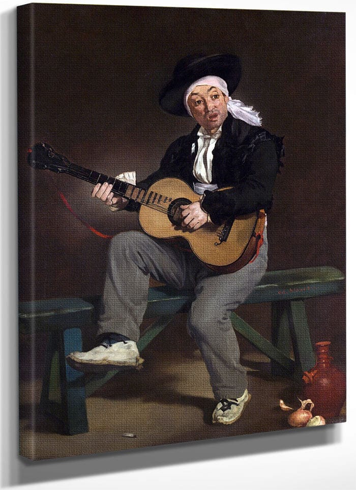 The Spanish Singer By Edouard Manet Fine Art Print
