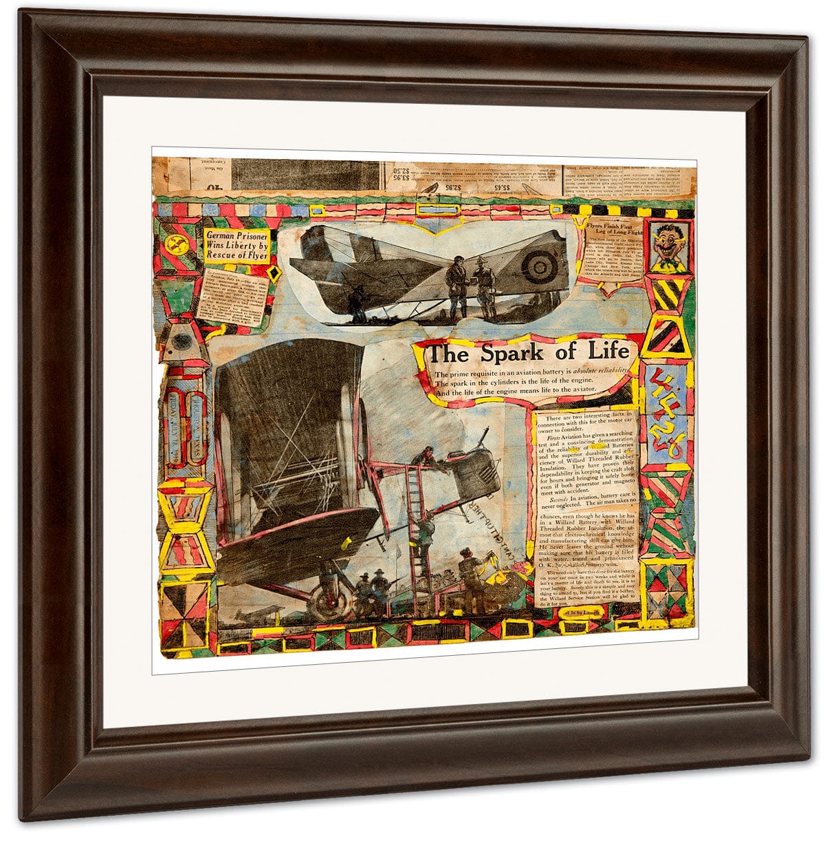 The Spark Of Life 1900 By Charles Dellschau Fine Art Print