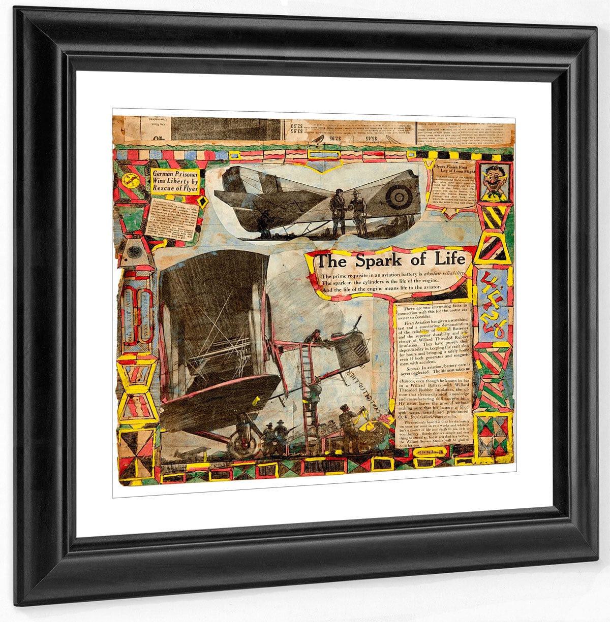 The Spark Of Life 1900 By Charles Dellschau Fine Art Print