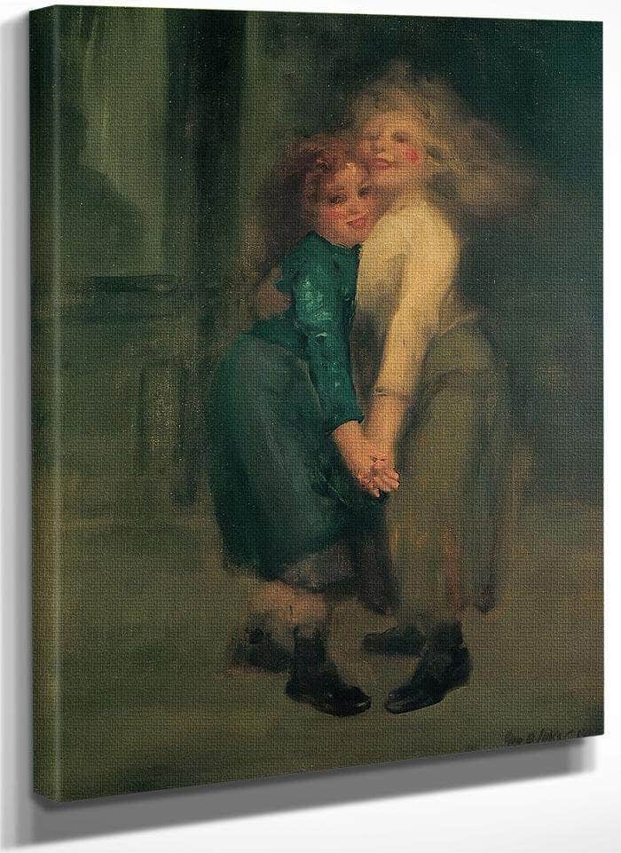 The Spielers By George Luks Fine Art Print