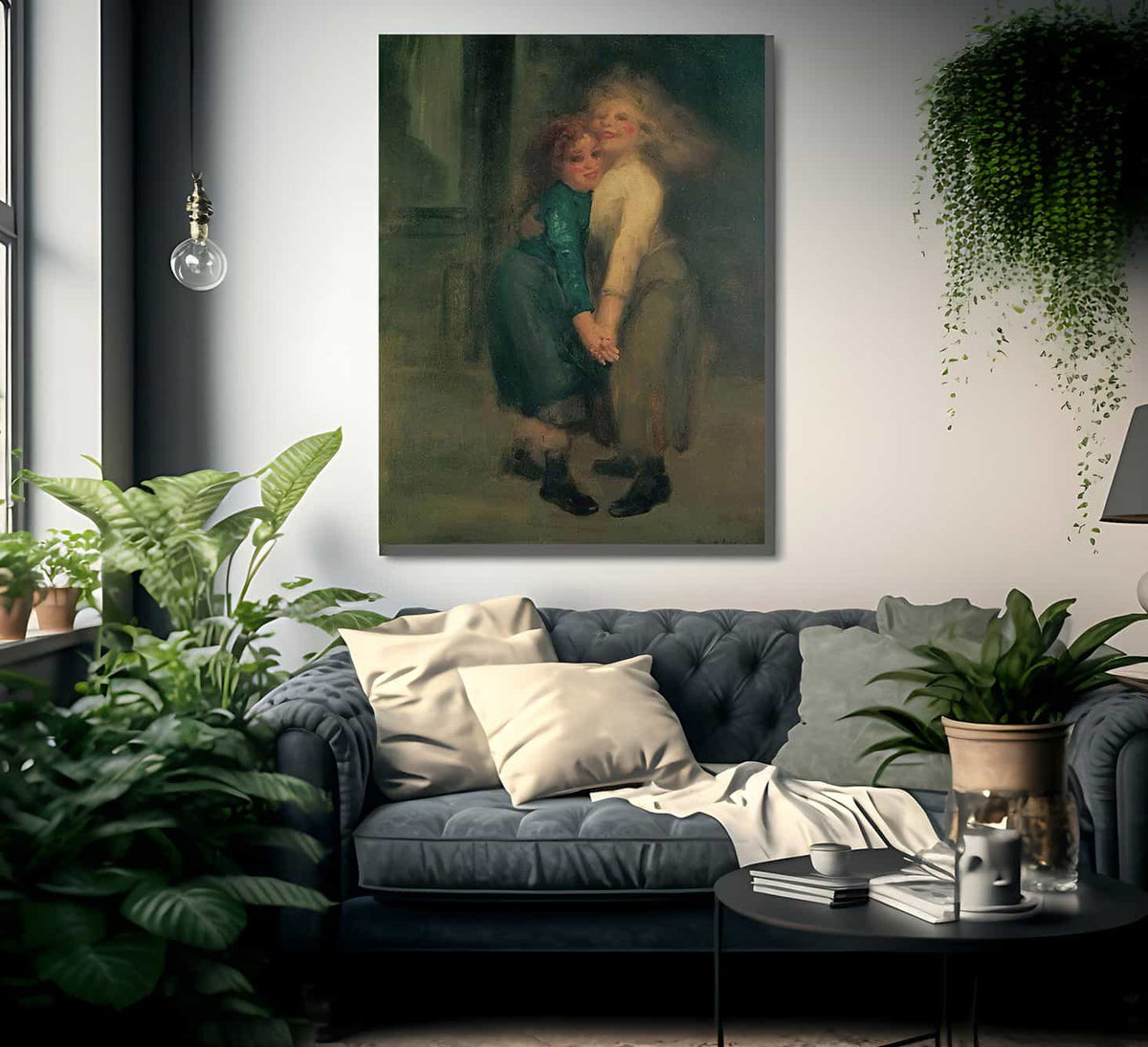 The Spielers By George Luks Fine Art Print