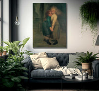 The Spielers By George Luks Fine Art Print