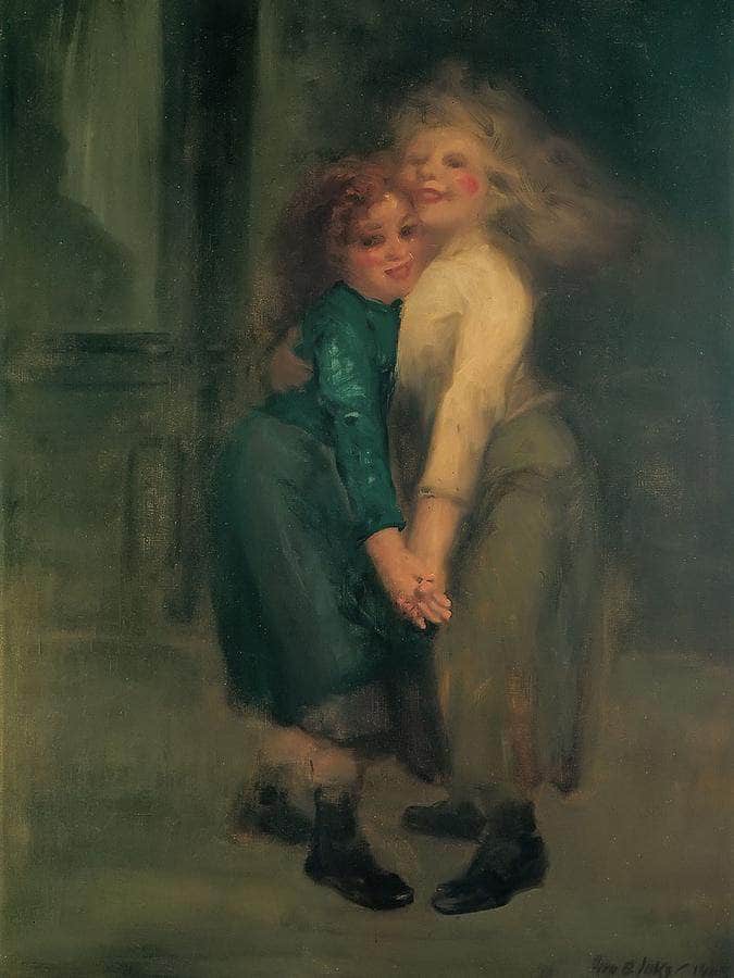 The Spielers By George Luks Fine Art Print