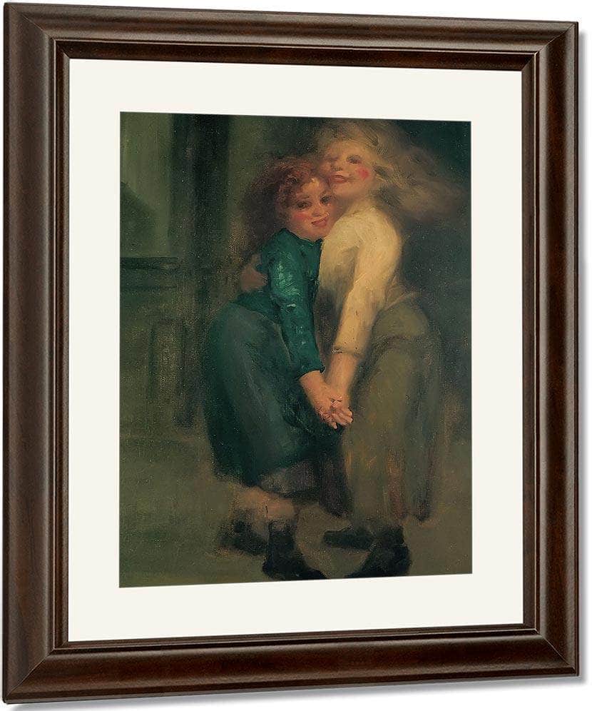 The Spielers By George Luks Fine Art Print
