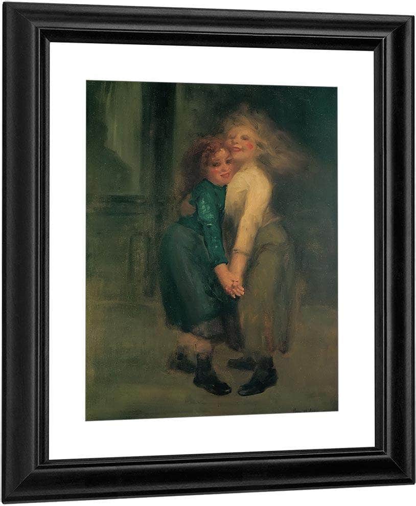 The Spielers By George Luks Fine Art Print