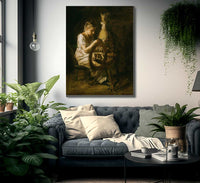 The Spinner By Thomas Eakins Fine Art Print