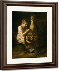 The Spinner By Thomas Eakins Fine Art Print
