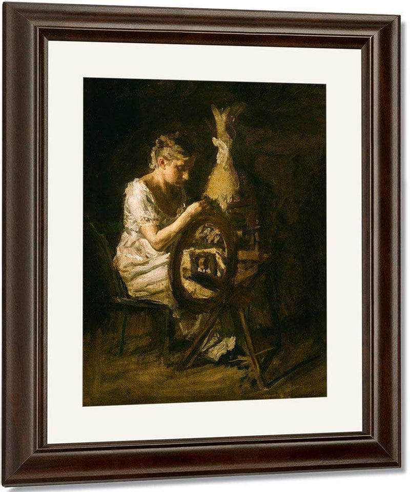 The Spinner By Thomas Eakins Fine Art Print