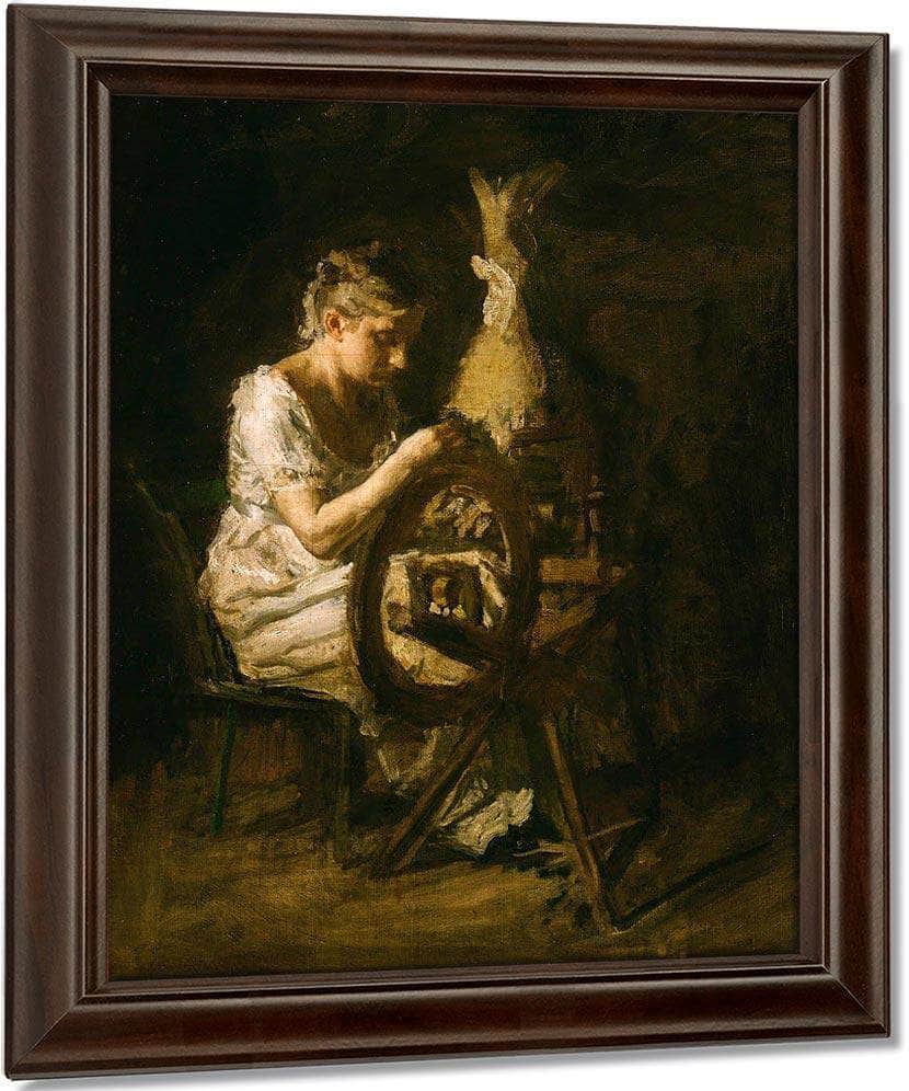 The Spinner By Thomas Eakins Fine Art Print