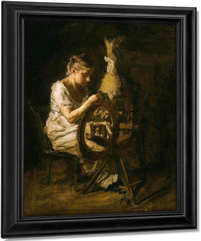 The Spinner By Thomas Eakins Fine Art Print