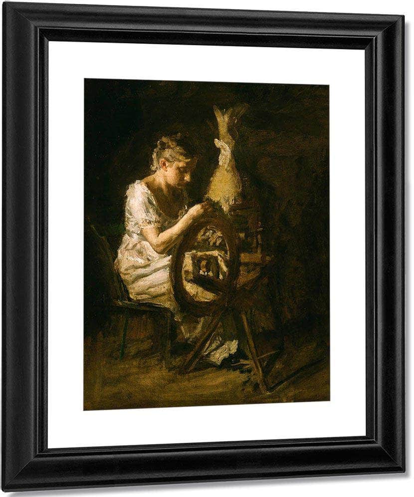 The Spinner By Thomas Eakins Fine Art Print