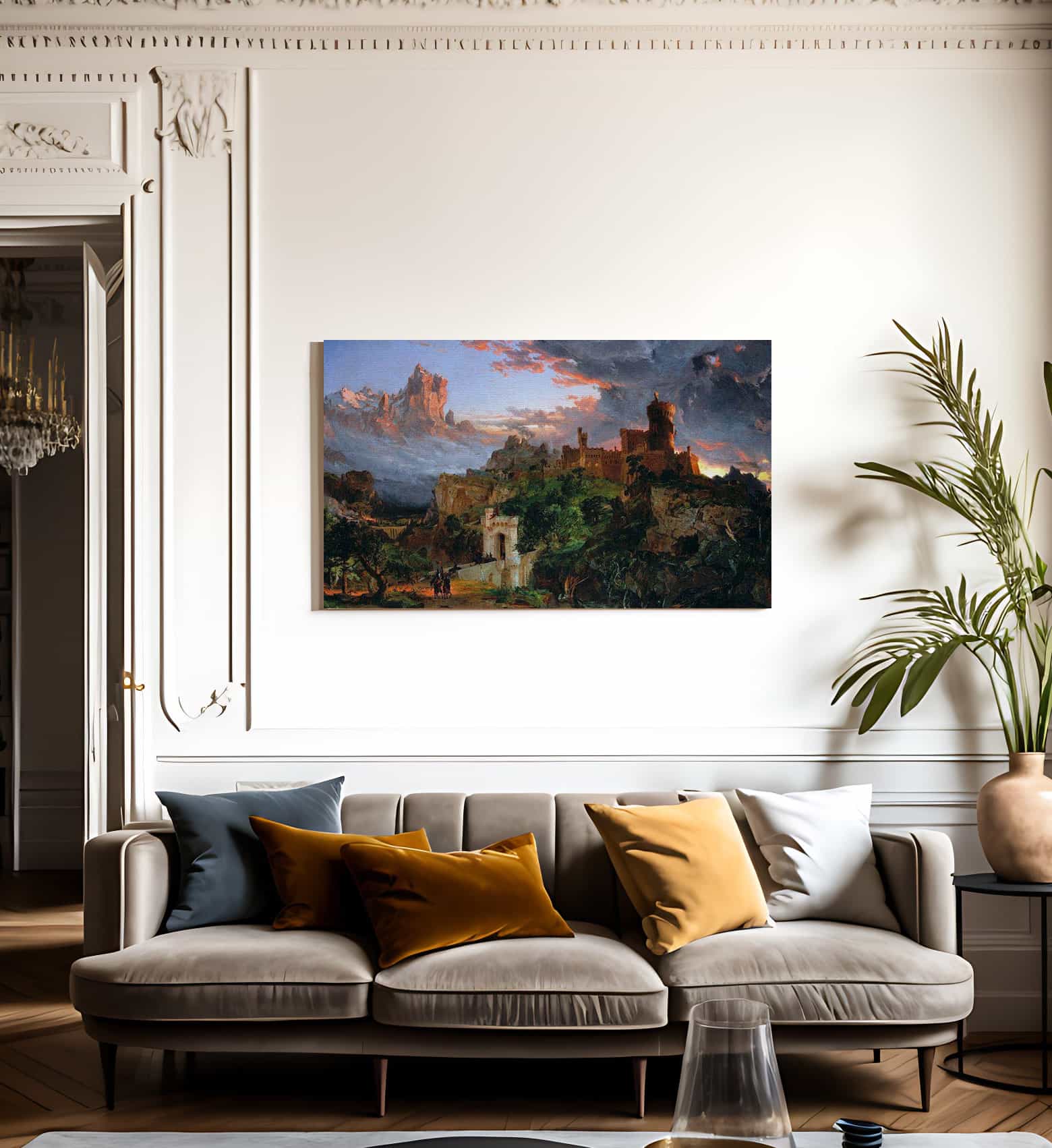 The Spirit Of War By Cropsey Jasper Francis Fine Art Print