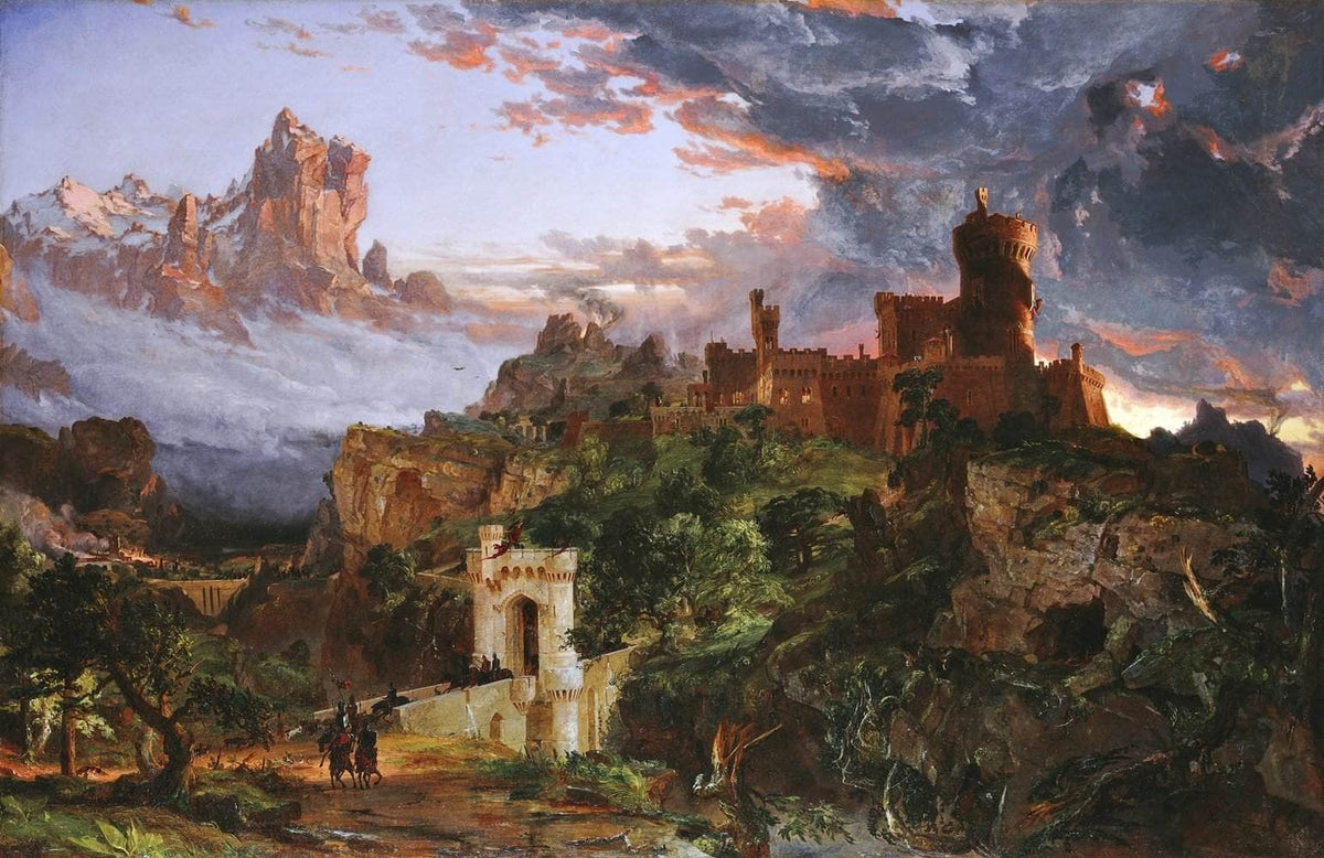 The Spirit Of War Painting Jasper Francis Cropsey Canvas Art Fine Art Print