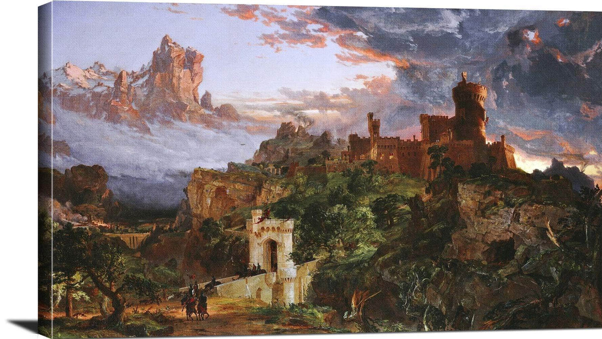 The Spirit Of War Painting Jasper Francis Cropsey Canvas Art Fine Art Print