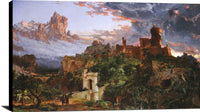 The Spirit Of War Painting Jasper Francis Cropsey Canvas Art Fine Art Print