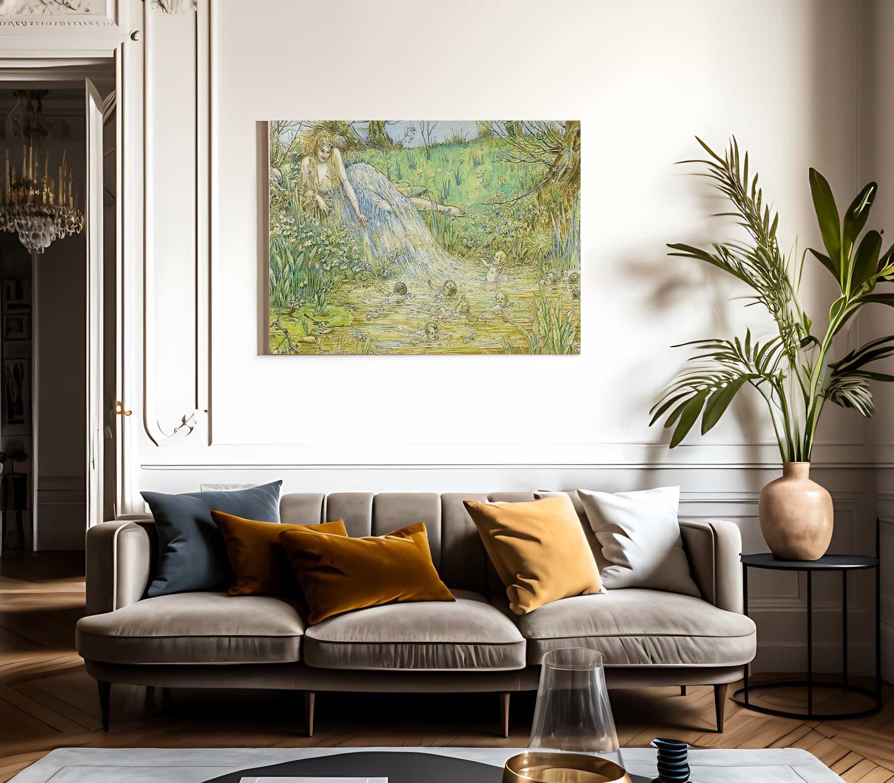 The Spring By William Henry Walker Fine Art Print