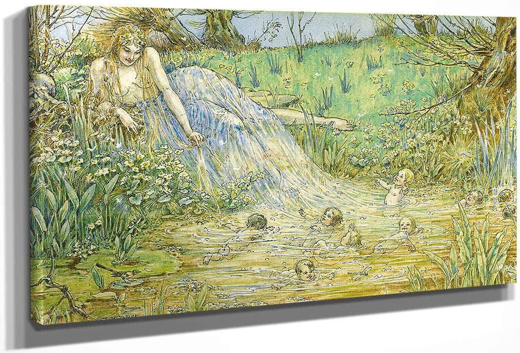 The Spring By William Henry Walker Fine Art Print