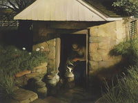 The Spring House By N.C. Wyeth Fine Art Print