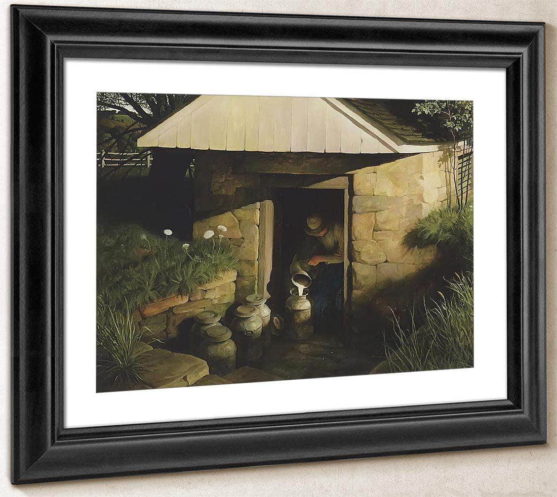 The Spring House By N.C. Wyeth Fine Art Print