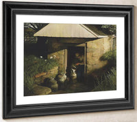 The Spring House By N.C. Wyeth Fine Art Print