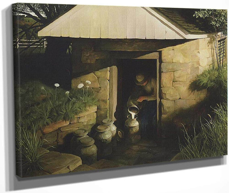 The Spring House By N.C. Wyeth Fine Art Print