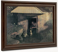 The Springhouse By NC Wyeth Fine Art Print