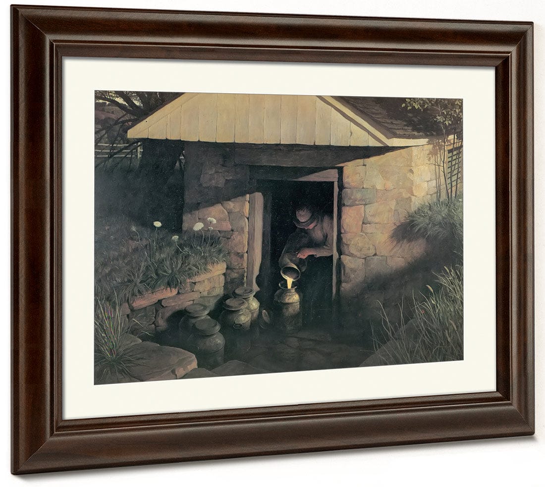 The Springhouse By NC Wyeth Fine Art Print