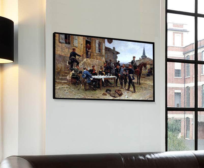 The Spy Painting Alphonse De Neuville Canvas Art Fine Art Print